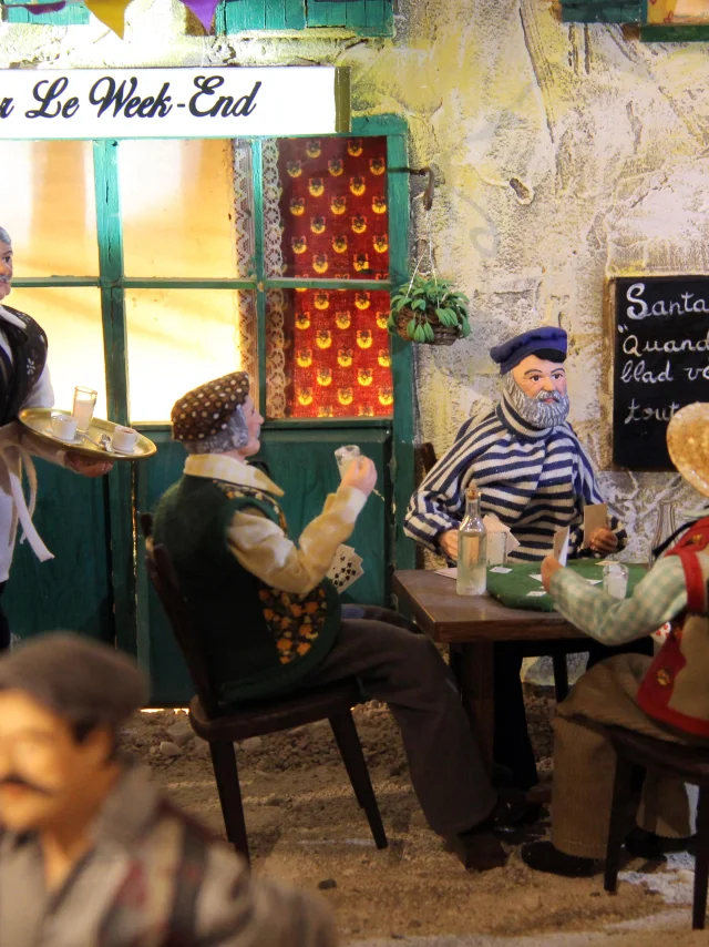 Bar Provencal Cartes Village Des Santons Musee Aubagne Oti Aubagne