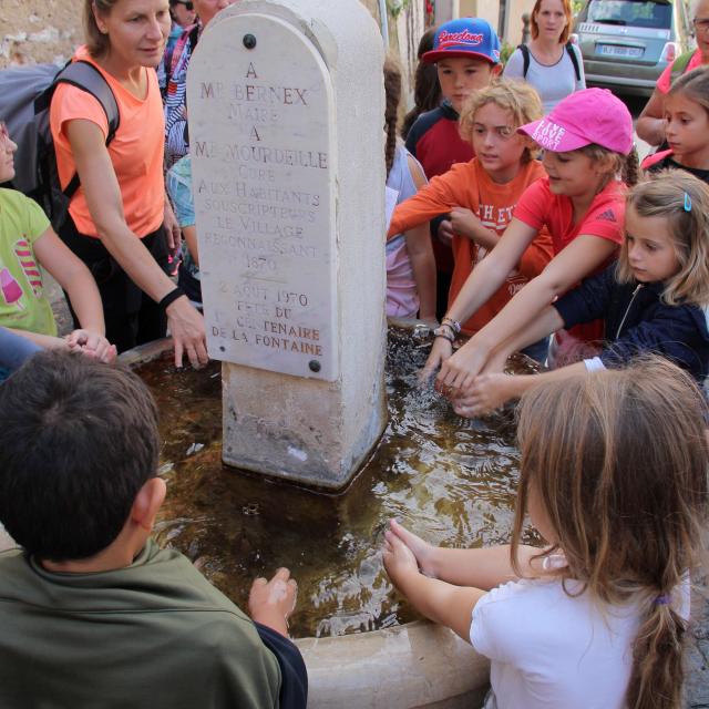 Enfants Scolaires Visite Fontaine Manon Pagnol La Treille Oti Aubagne