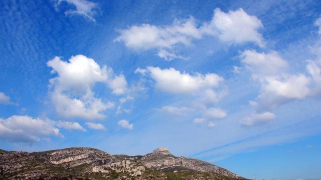 Panorama Ciel Bleu Massif De L'etoile Nature Oti Aubagne