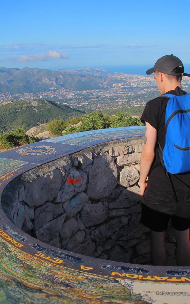 Table Orientation Massif De L'etoile Sommet Garlaban Mediterranee Oti Aubagne