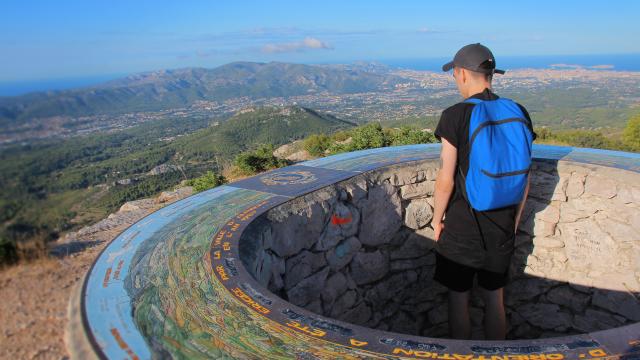 Table Orientation Massif De L'etoile Sommet Garlaban Mediterranee Oti Aubagne