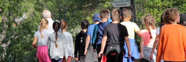 Visite Groupe Scolaires Sentier La Treille Oti Aubagne