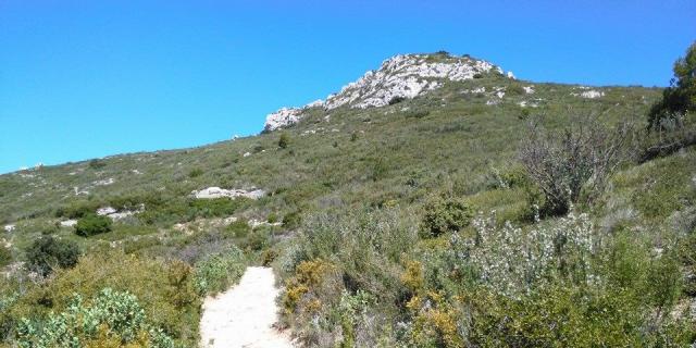 Départ de sentier La Font de Mai - Aubagne