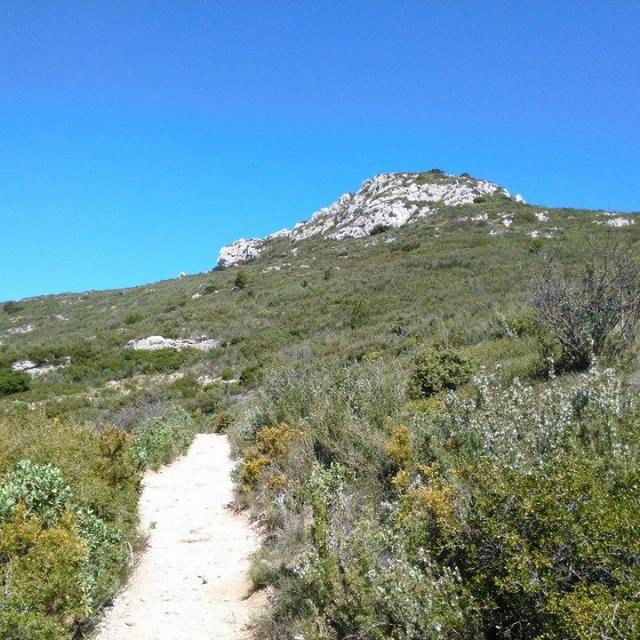 Départ de sentier La Font de Mai - Aubagne