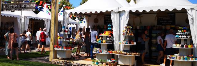 Marché céramiques et santons été 2020 - EB OTI_Aubagne