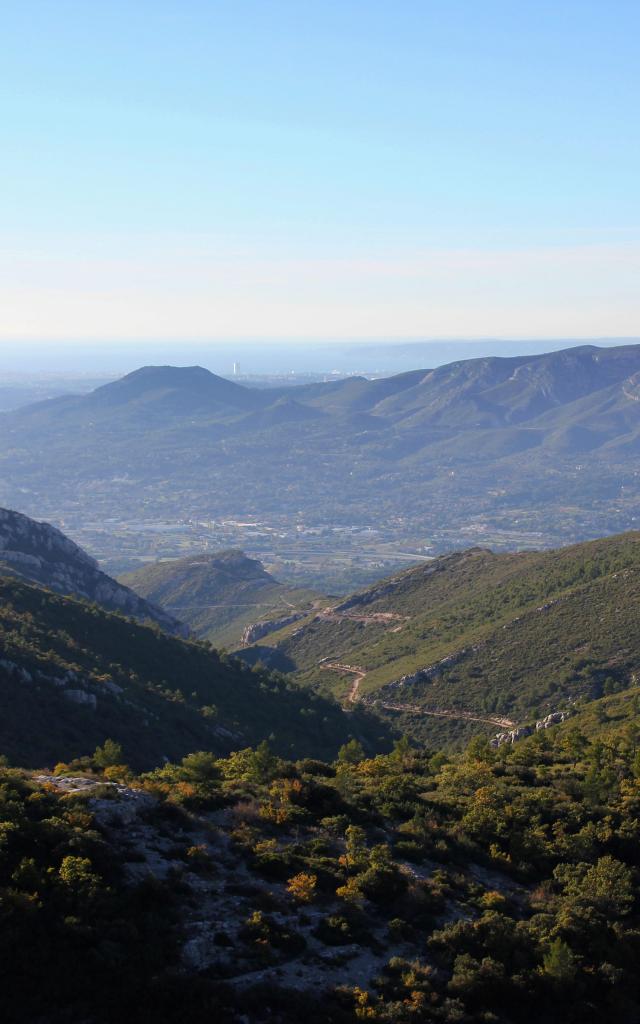 Aubagne Garlaban Ruissatel Etoile Panorama Espigoulier Oti Aubagne